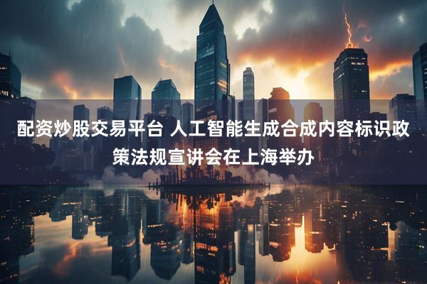 配资炒股交易平台 人工智能生成合成内容标识政策法规宣讲会在上海举办
